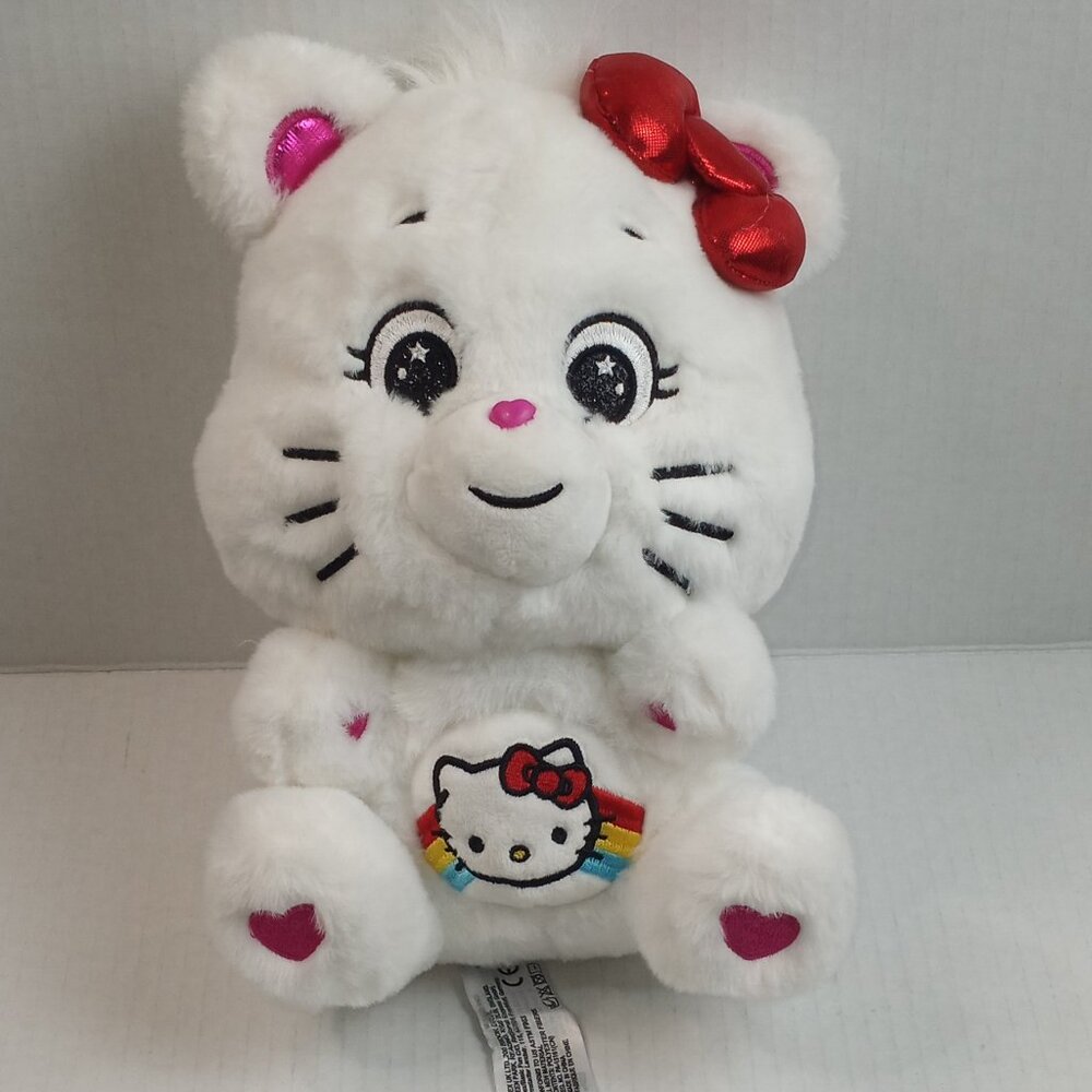 Sanrio x Care Bear Hello Kitty Loves Cheer Bear 10"